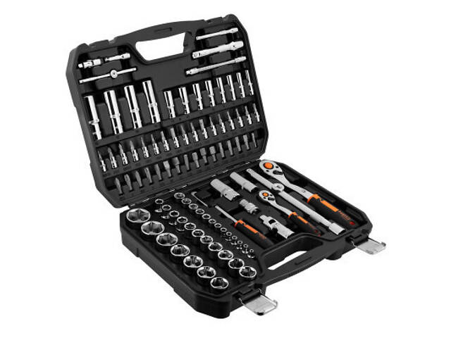 Набор головок Neo Tools 94шт, 1/2', 1/4', CrV, кейс (10-062) - Фото 1