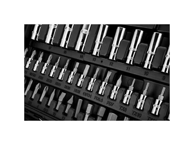 Набор головок Neo Tools 94шт, 1/2', 1/4', CrV, кейс (10-062) - Фото 9