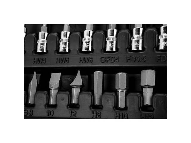 Набор головок Neo Tools 94шт, 1/2', 1/4', CrV, кейс (10-062) - Фото 10