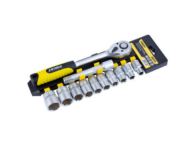 Набір головок Sigma 1/2' з набором насадок та подовжувачем 12шт CrV mid (6003701) - Фото 2