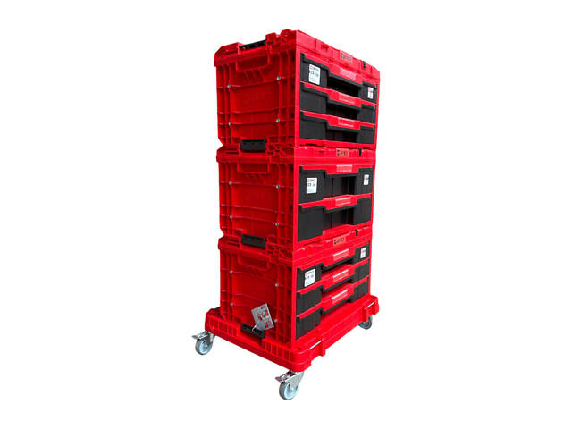 Набор инструментальных ящиков Qbrick System ONE Drawer Workshop Set 1 red 2.0