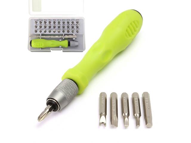 Набор инструментов для ремонта мобильных телефонов из 30 насадок Aisilin 7389 - Фото 3