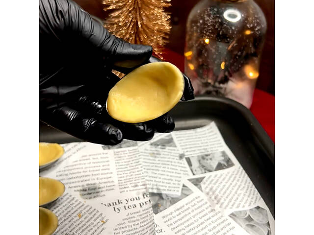 Набір з 40 металевих порційних формочок для випічки печива Горішки з ребристою поверхнею - Фото 3