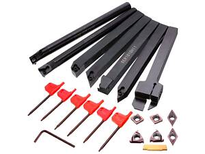 Набор из 7 токарных державок резцов BTB 10мм для токарного станка