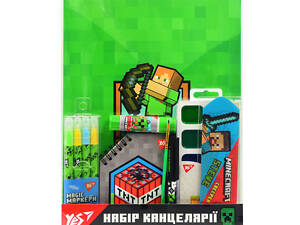 Набор канцелярии YES Minecraft 8 предметов (450142)