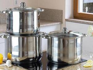 Набір каструль Edenberg EB-516 6 предметів сріблястий