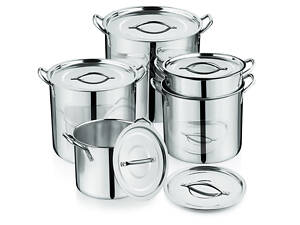 Набір каструль Empire Стандарт EM-0034 4 предмети сріблястий