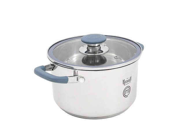 Набір каструль Krauff MasterChef 26-238-089 6 сріблястий предмет - Фото 3