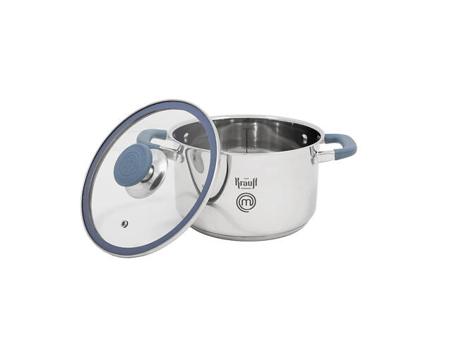 Набір каструль Krauff MasterChef 26-238-089 6 сріблястий предмет - Фото 4