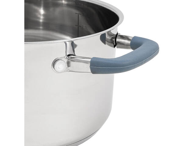 Набір каструль Krauff MasterChef 26-238-089 6 сріблястий предмет - Фото 5