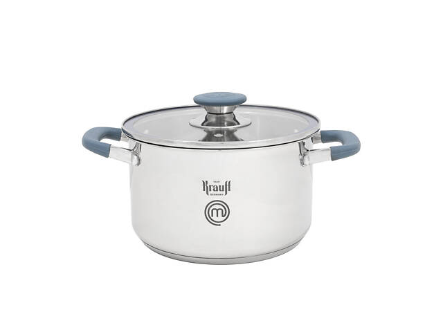 Набір каструль Krauff MasterChef 26-238-089 6 сріблястий предмет - Фото 2