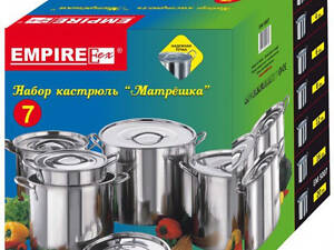 Набор кастрюль Матрешка Empire М-5007