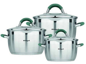 Набір каструль Ringel Expert RG-6010 6 сріблястий предметів