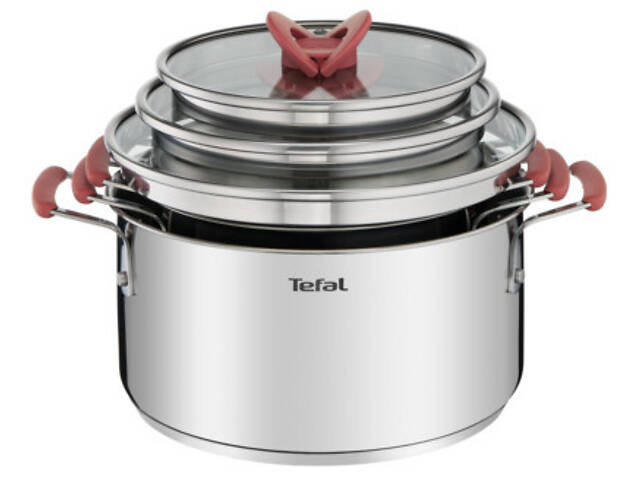 Набір каструль Tefal Opti'spaСe G720S674 6 предметів - Фото 1