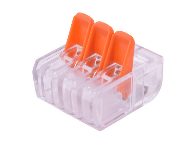 Набір клем 1-2,5мм.кв 32А 1⇒2 сполучна одинарна 21,5х18,2х9,5мм (5шт) [p0660105] e.lc.pro.aw.pl.3 E.NEXT - Фото 3