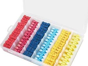 Набір клем T-подібних обжимних 0.5-4.0 мм PWR з ізоляцією 360 шт (ЕК050767)