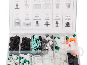 Набор клипс 160 предметов (AUDI), пластиковом органайзере Forsage F-01Z0224