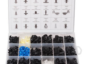 Набор клипс 475 предметов (MAZDA), пластиковом органайзере Forsage F-01Z0227