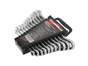 Набор ключей комбинированных трещоточных, 11пр. (8,10,12,13,14,16,17,18,19мм) в пластиковом держателе