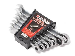 Набір ключів комбінованих з тріскачкою 7пр. (8,10,12,13,14,17,19мм) в пластиковому тримачі Forsage F-51072