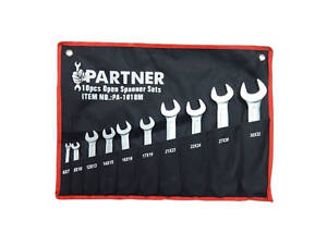 Набор ключей рожковых 10пр. (6х7-30х32мм) на полотне PARTNER PA-1010M