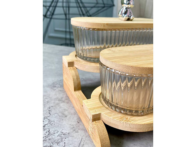 Набір цукерниць на підставці Olens Два ведмеді 102-625 350 мл - Фото 9