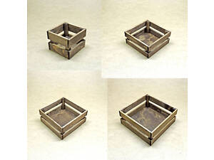 Набір коробів для зберігання 'Мілена' 4шт капучино