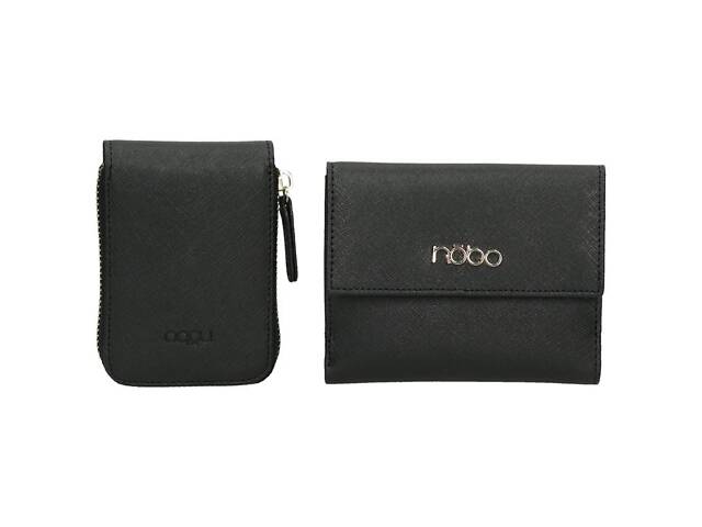 Набір гаманців та картхолдер NOBO NSET-W02-C020 Чорний - Фото 2