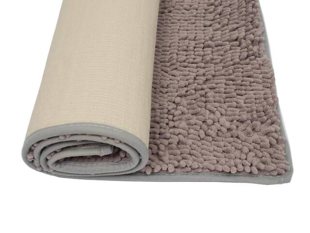 Набір килимків для ванної кімнати Kornel 50х80/40х50 см 2 шт Сірий - Фото 4