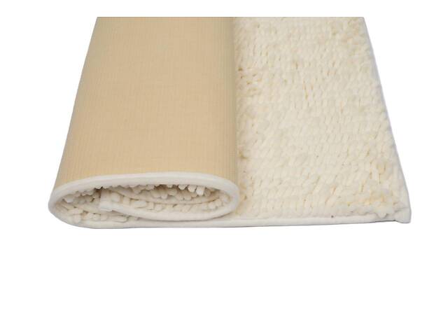 Набір килимків для ванної кімнати Kornel 50х80/40х50 см 2 шт Молочний - Фото 4