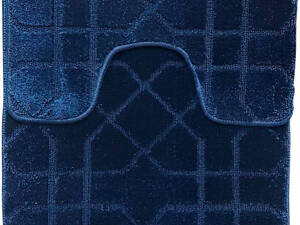 Набір килимків для ванної Vezzer VZ0197Blue 2 предмети синій