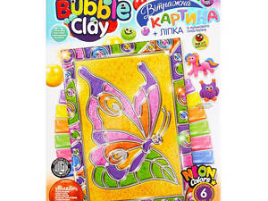Набор креативного творчества 'BUBBLE CLAY' BBC-02-01U…-06U витражная картина Бабочка