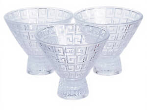 Набір креманок на ніжці 6 шт креманки скляні для десертів, морозива, желе набір 200 мл 64486-22