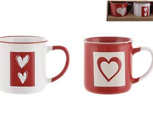 Набір кружок Bona Di Серце B04-004 300 мл 2 шт