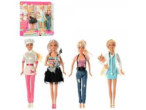 Набір ляльок ігрових Defa D-8405 4 шт 29 см