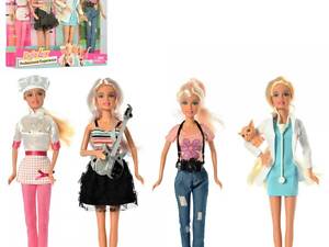 Набір ляльок ігрових Defa D-8405 4 шт 29 см