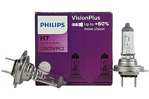 Набор ламп Philips H7 Vision Plus +60%