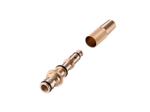 Набор латунный для полива Intertool-Storm 1 насадка 1/2' × 1 адаптер 1/2 и 3/4' × 2 коннектора 1/2 (GE-1426) - Фото 3