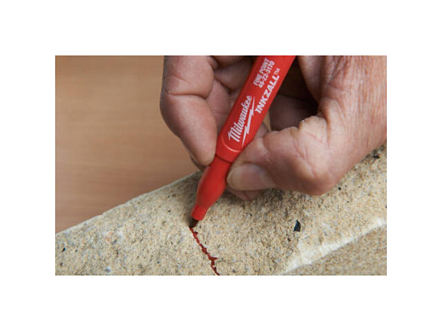 Набір маркерів Milwaukee INKZALL ультратонкий, синій, червоний, зелений, чорний, 4 шт (48223106) - Фото 5