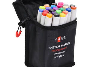 Набір маркерів Santi Акварельні 24 шт Різнокольоровий (391089)