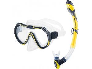 Набор маска и трубка Aqua Speed Java + Elba 8206 Желтый OSFM 5908217682062