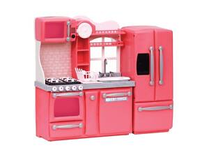 Набор мебели Our Generation Кухня для гурманов, 94 аксессуара розовая BD37365Z