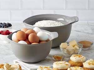 Набор мисок для смешивания KitchenAid Universal KQG175OSCGG 3 шт серый