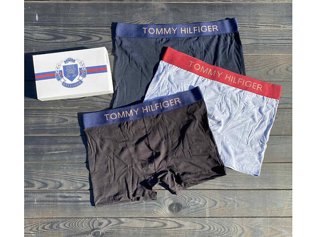Набор мужских трусов TH, 3 шт в подарочной коробке (17812) ХL PTR - Фото 1