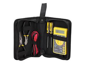 Набор мультиметр цифровой + плоскогубцы и отвертки (тканевый чехол) SIGMA (4008531)