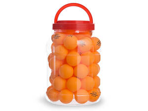 Набор мячей для настольного тенниса 60 штук в пластиковой банке WEINIXUN W92 (d-40мм, оранжевый) (PT0595)