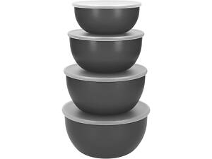 Набор мисок для смешивания KitchenAid Coreline KQG176OSCGG 4 шт серый