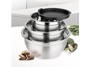 Набор мисок Maestro MR-1688 6 предметов серебристый