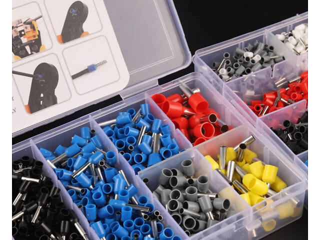 Набор наконечников (2120шт) и шестигранный обжимной инструмент HSC8 6-6 [DART.E4] TACTIX - Фото 7