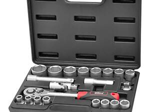 Набір насадок торцевих 1/2' 21шт CrV Taiwan ULTRA (6003062)